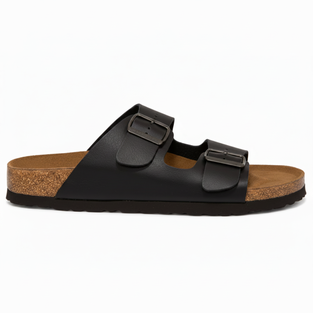 ADOLFO Sandals with Genuine Leather Insole & Real Cork Outsole