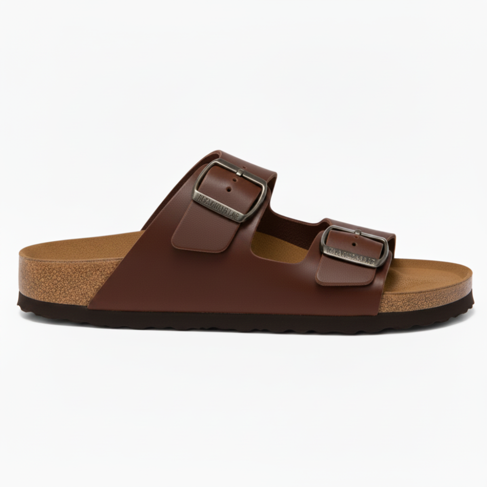 ADOLFO Sandals with Genuine Leather Insole & Real Cork Outsole