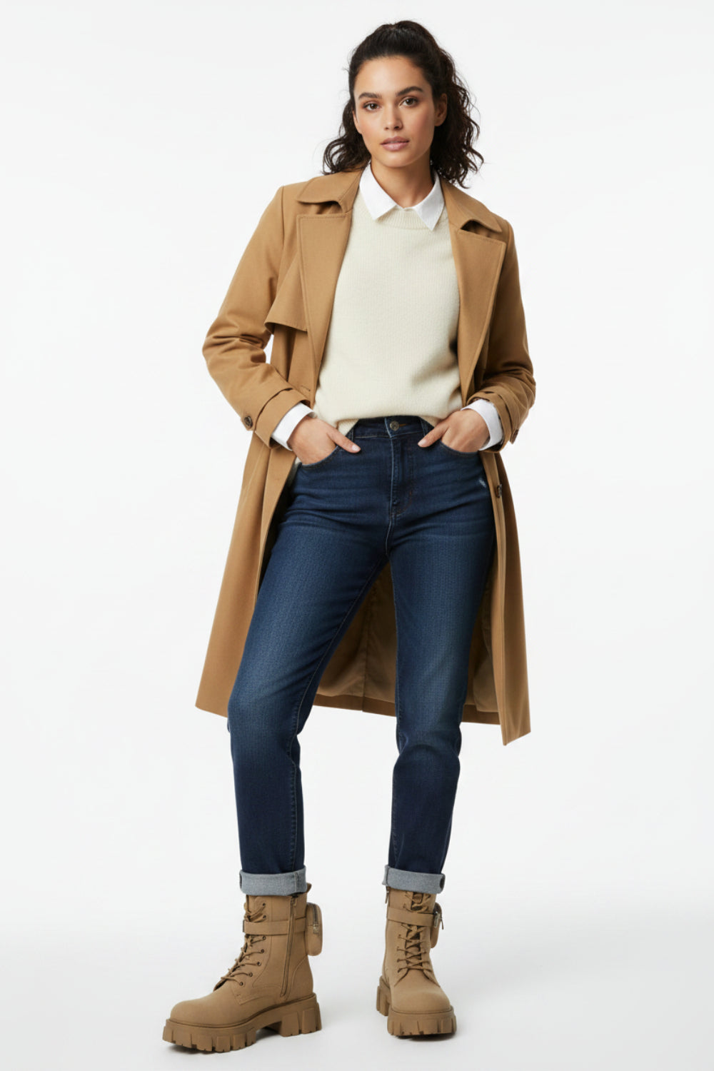 WOMAN WEARING THE BOOTS 