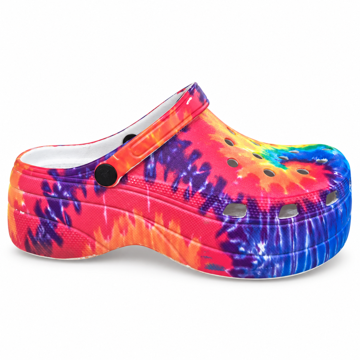 Lady Godiva Micaela  Print Platform Clog