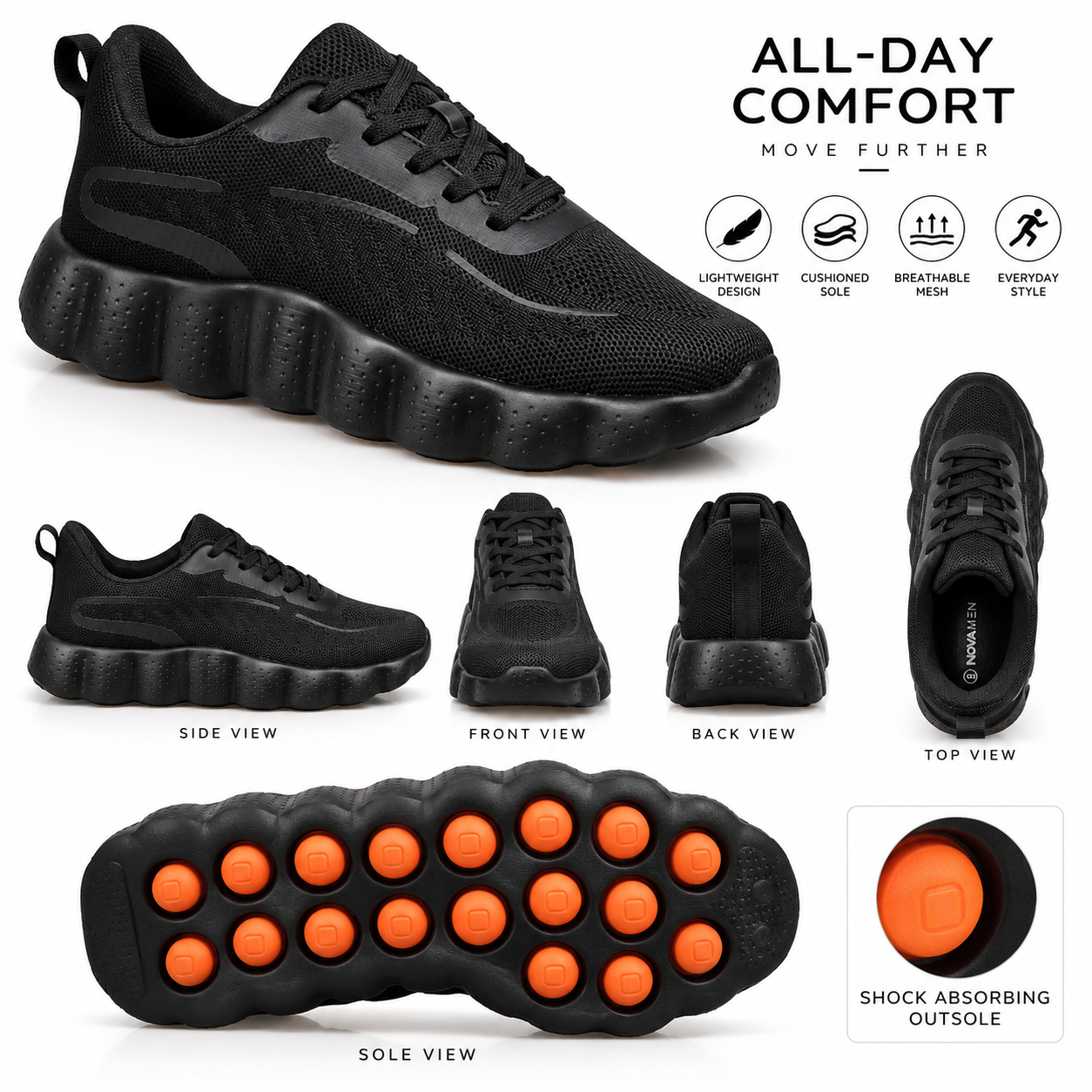 Fly X Gravity Running shoes  black