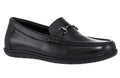 Ike Behar Elle Black Bit Loafers
