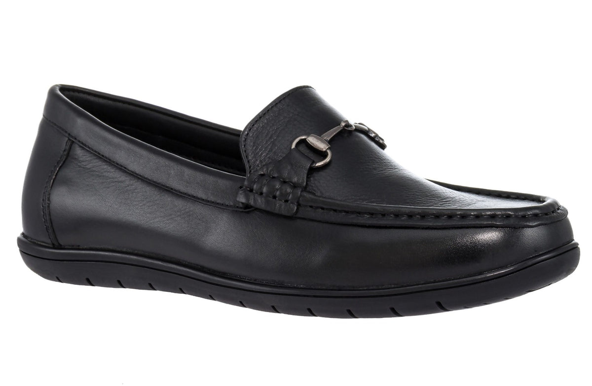 Ike Behar Elle Black Bit Loafers