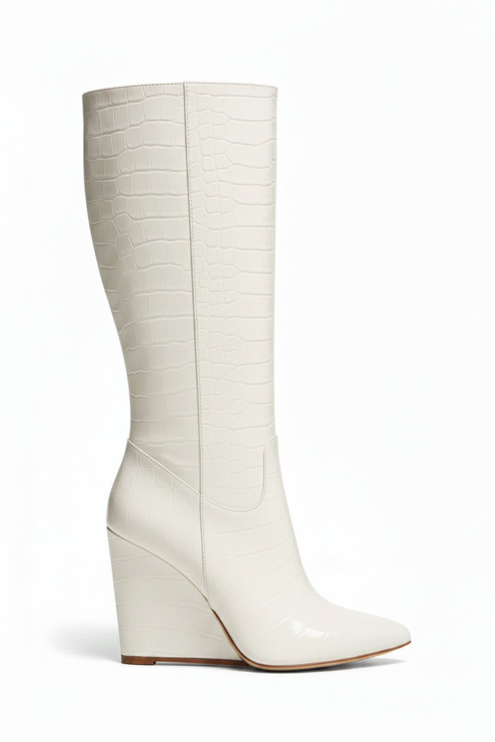 Lady Godiva Faux Leather Knee-High Boot