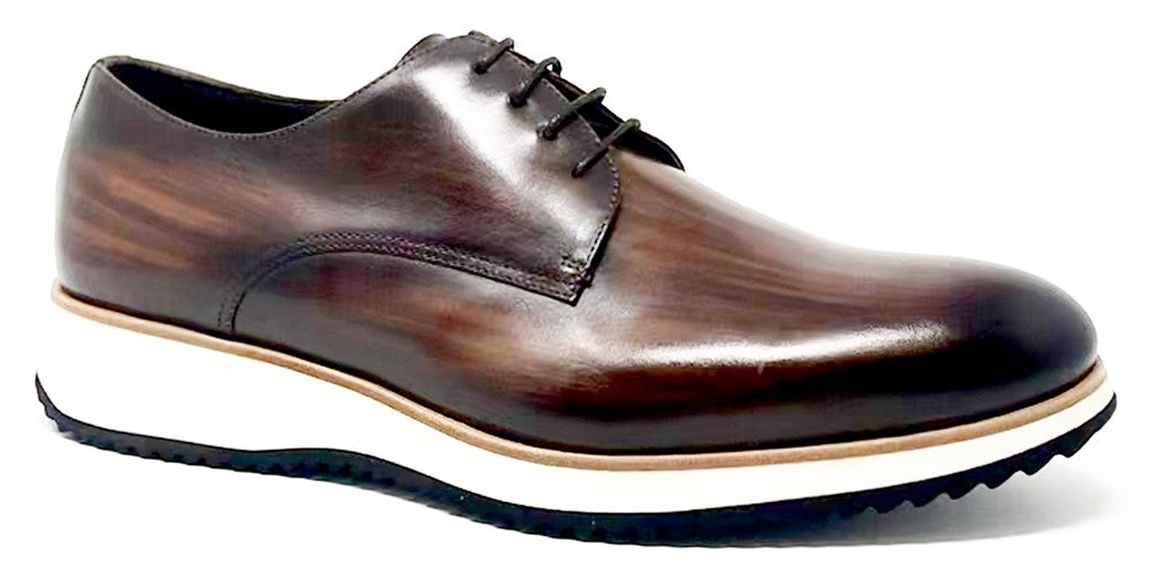 Dual-Tone Hand-Burnished Derby