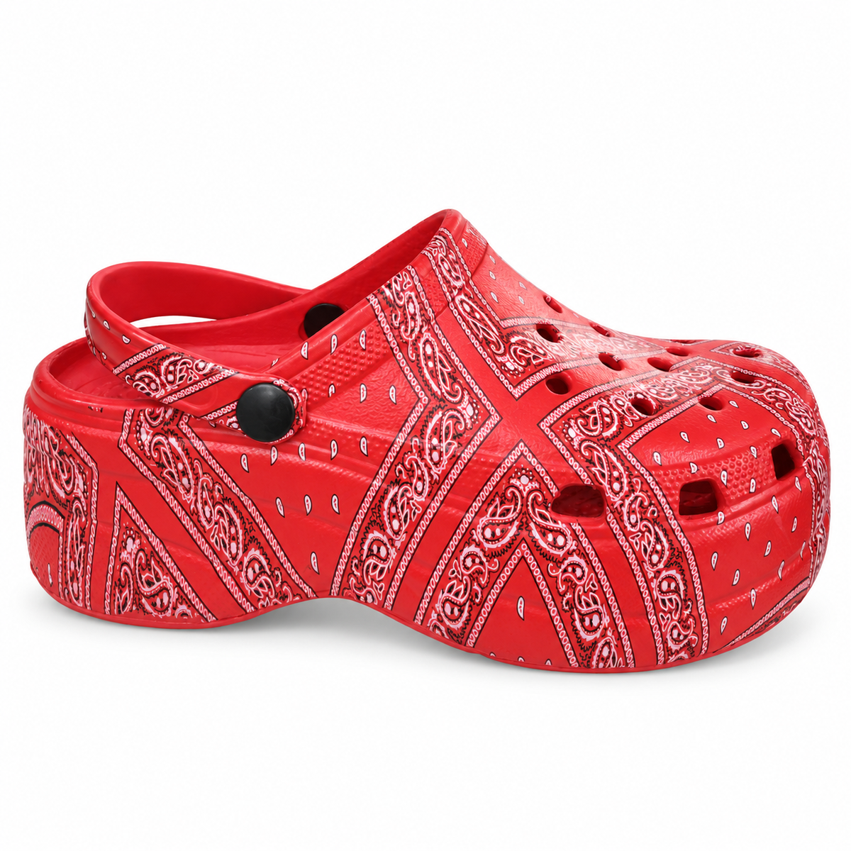 Lady Godiva Micaela  Print Platform Clog