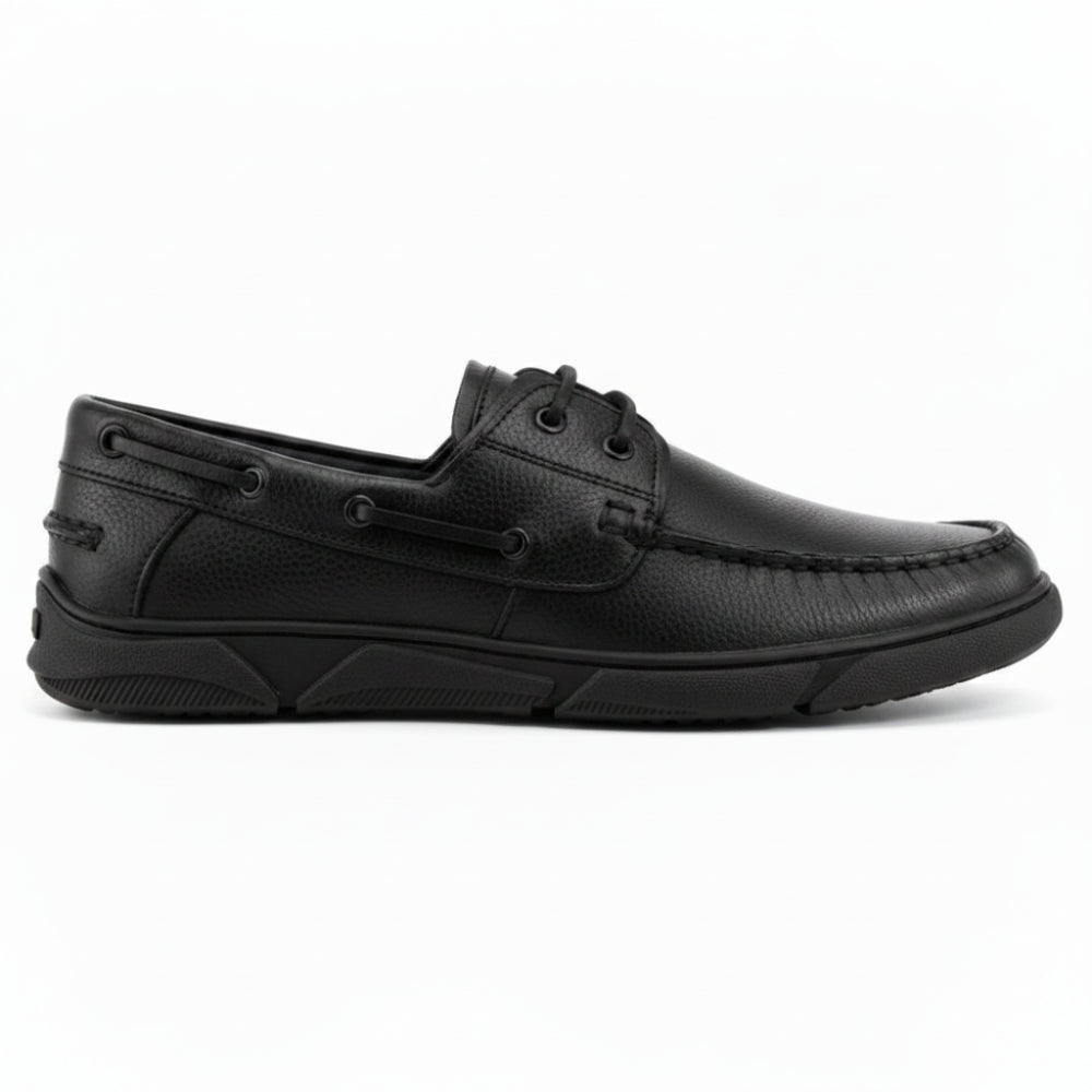 black mens shoe