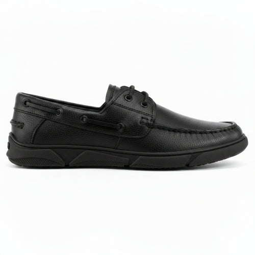 black mens shoe